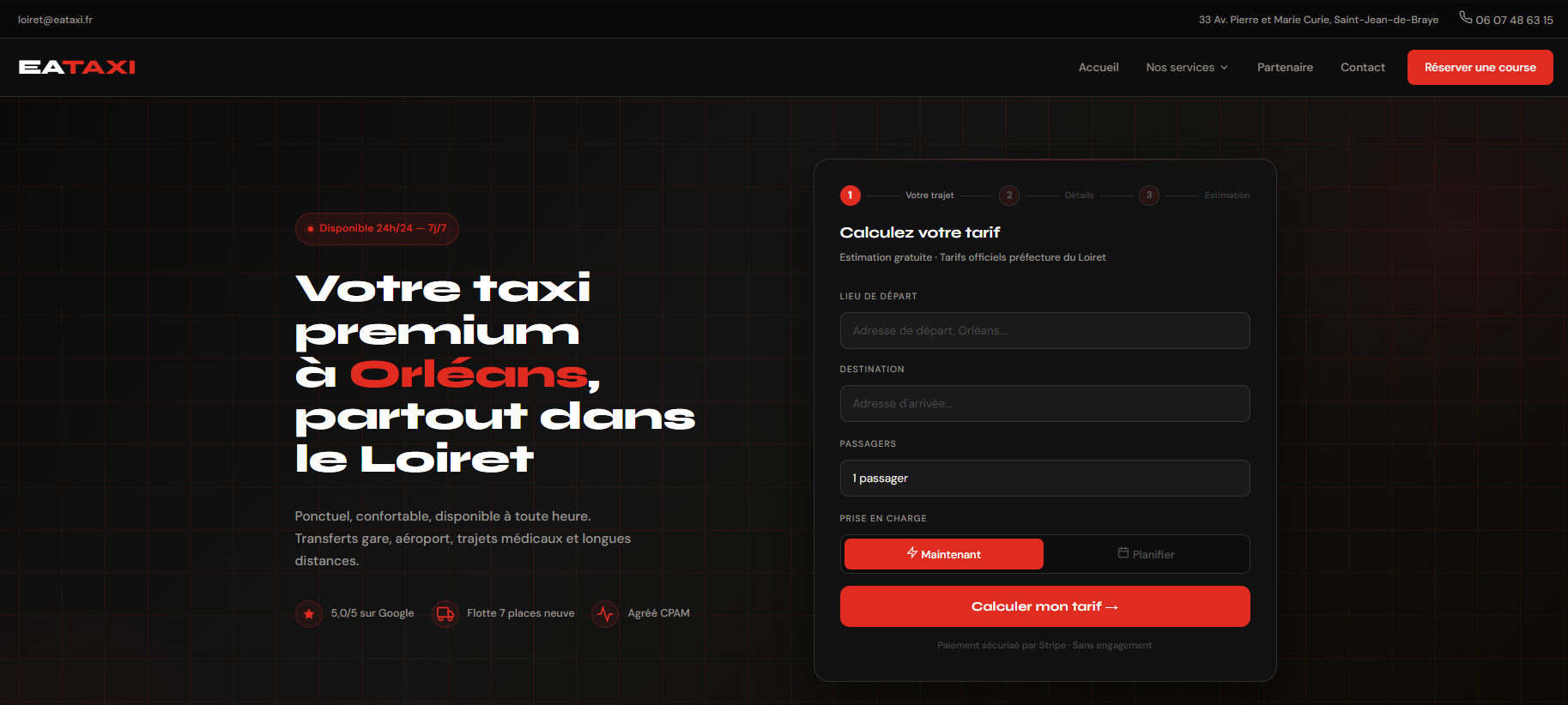 Site EA Taxi — Café SEO